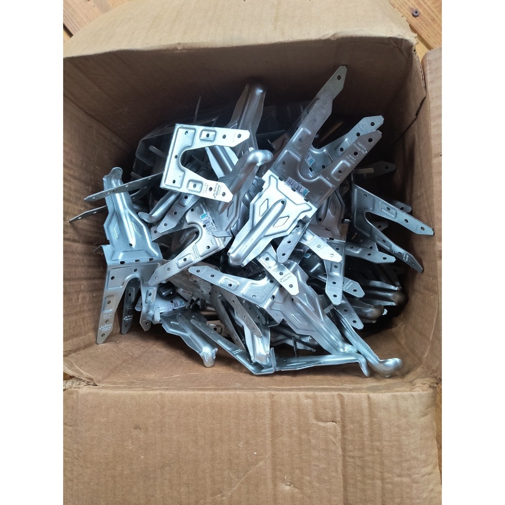 Lot of 55 Simpson Strong-Tie MASAZ Mudsill Anchors ZMAX 16-Gauge Steel